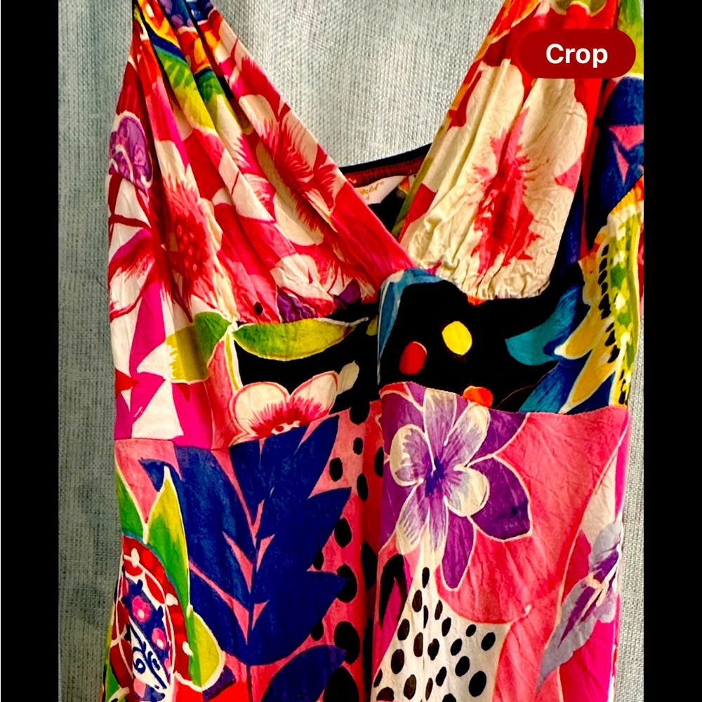 Tropical hot pink  Jams World dress new without tags